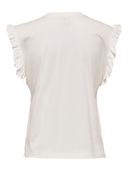 ONLFILIPPA LIFE S/S DETAIL POCKET TOPJRS ONLY | 15289732/Cloud Dancer